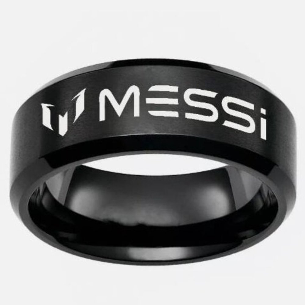 Lionel Messi Stainless Steel Band Ring